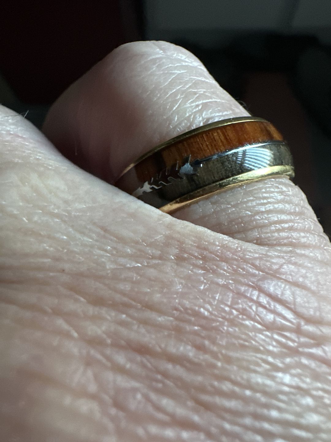 Customer photo review of The Harold Arrow 8mm Wonder Ring