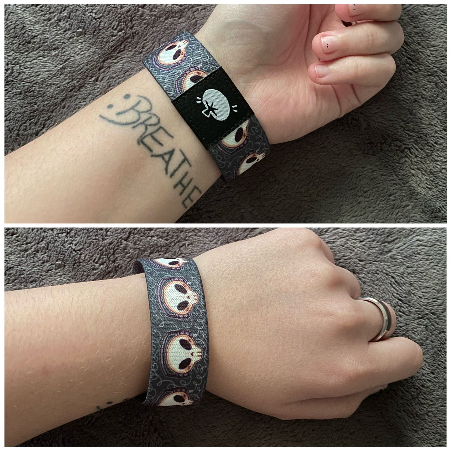 Customer photo review of Cade Skull Bracelet