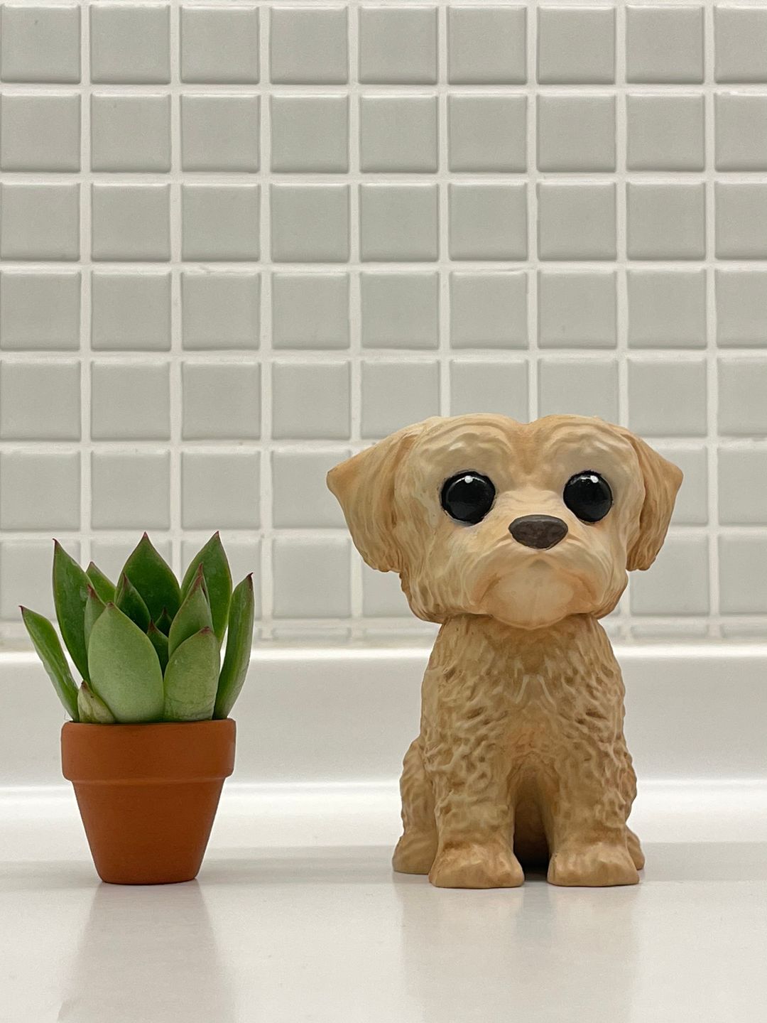 Customer photo review of Manual Printed Custom Pet Plant Pot