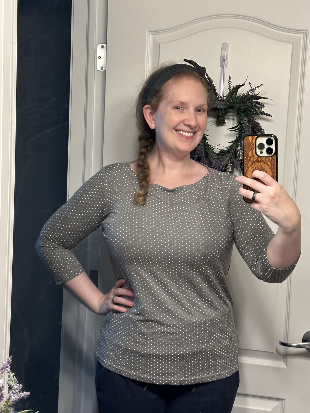 Customer photo review of *Pre-sale* Boatneck Top