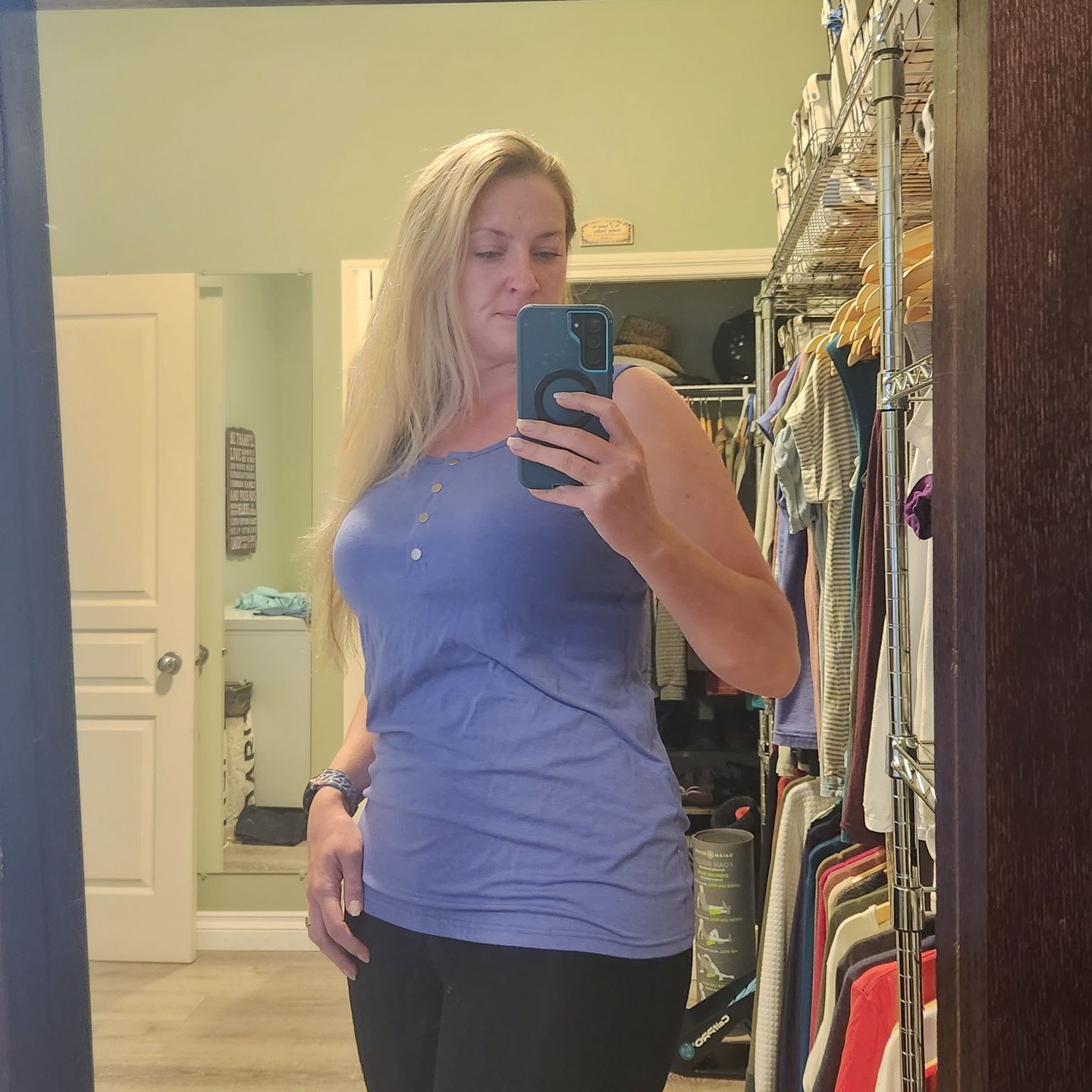 Customer photo review of *Freshly Baked* Henley Tank