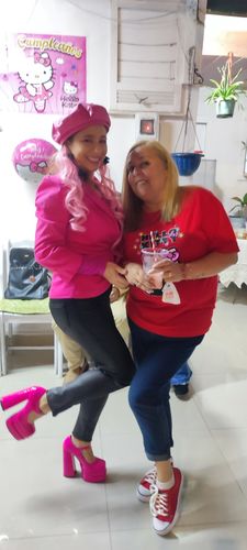 Customer photo review of ZAPATO PLATAFORMA FUCSIA  25913