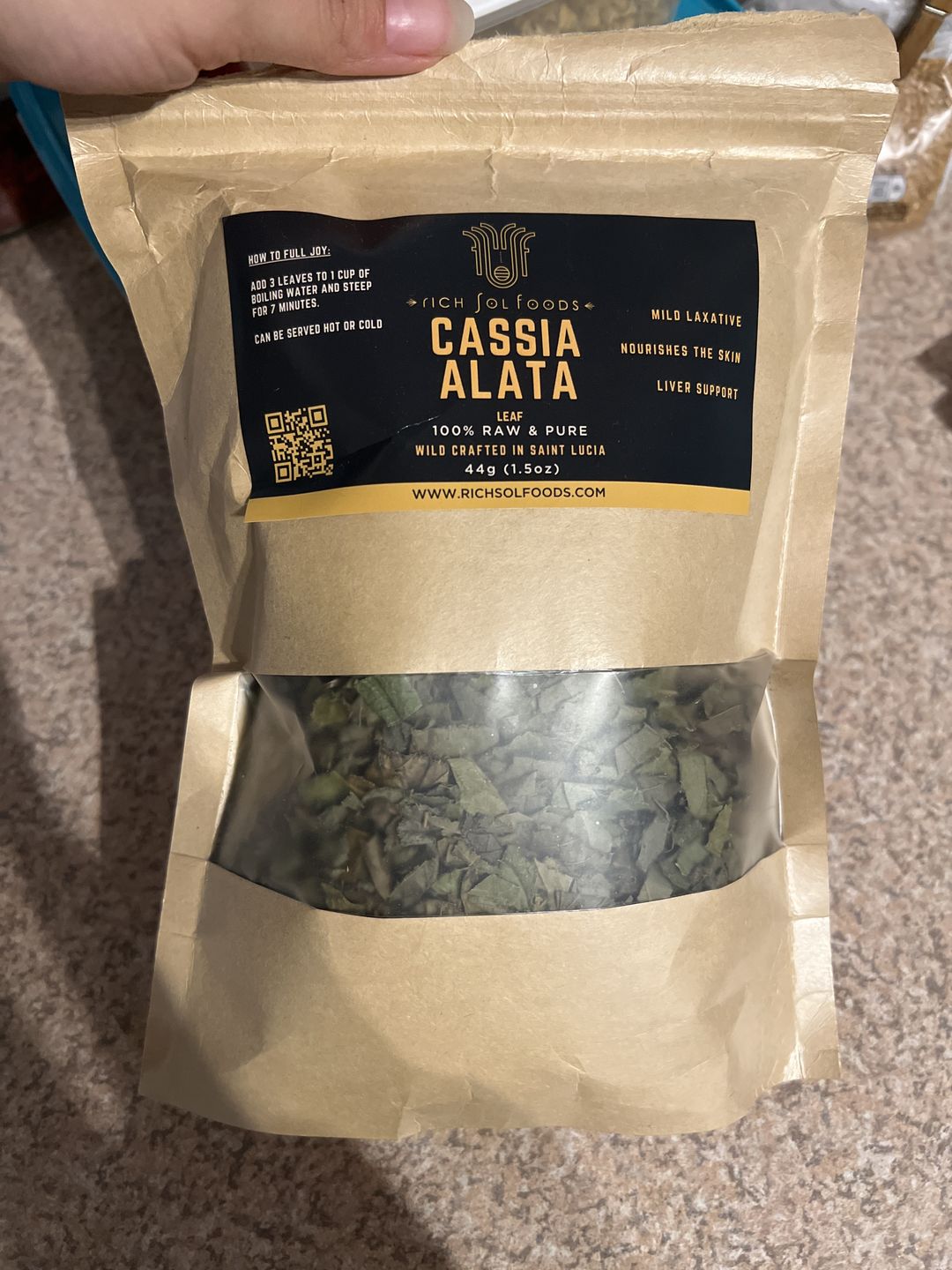 Customer photo review of Cassia Alata Leaf