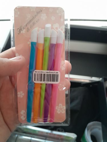 Customer photo review of Aplicador Silicon para Efectos 5 pzas