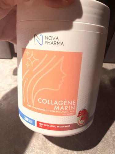 Customer photo review of Nova Pharma - Collagène Marin + Acide Hyaluronique 390g