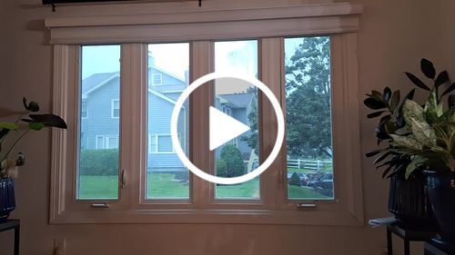 Customer video review of SmartWings Motorized Zebra Shades 60% Blackout Translucent 75mm Eloise