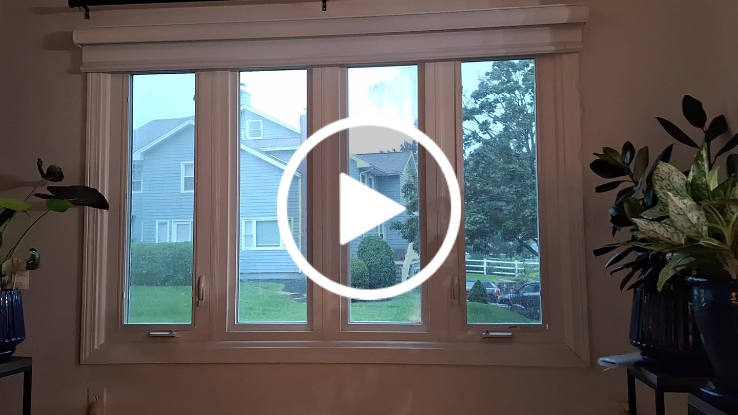 Customer video review of SmartWings Motorized Zebra Shades 60% Blackout Translucent 75mm Eloise