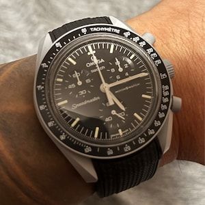 Customer photo review of Bracelet Moonswatch Premium - Noir
