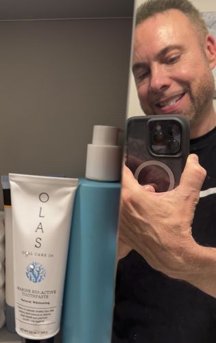 Customer photo review of NEW - OLAS Marine Bio-Active Toothpaste