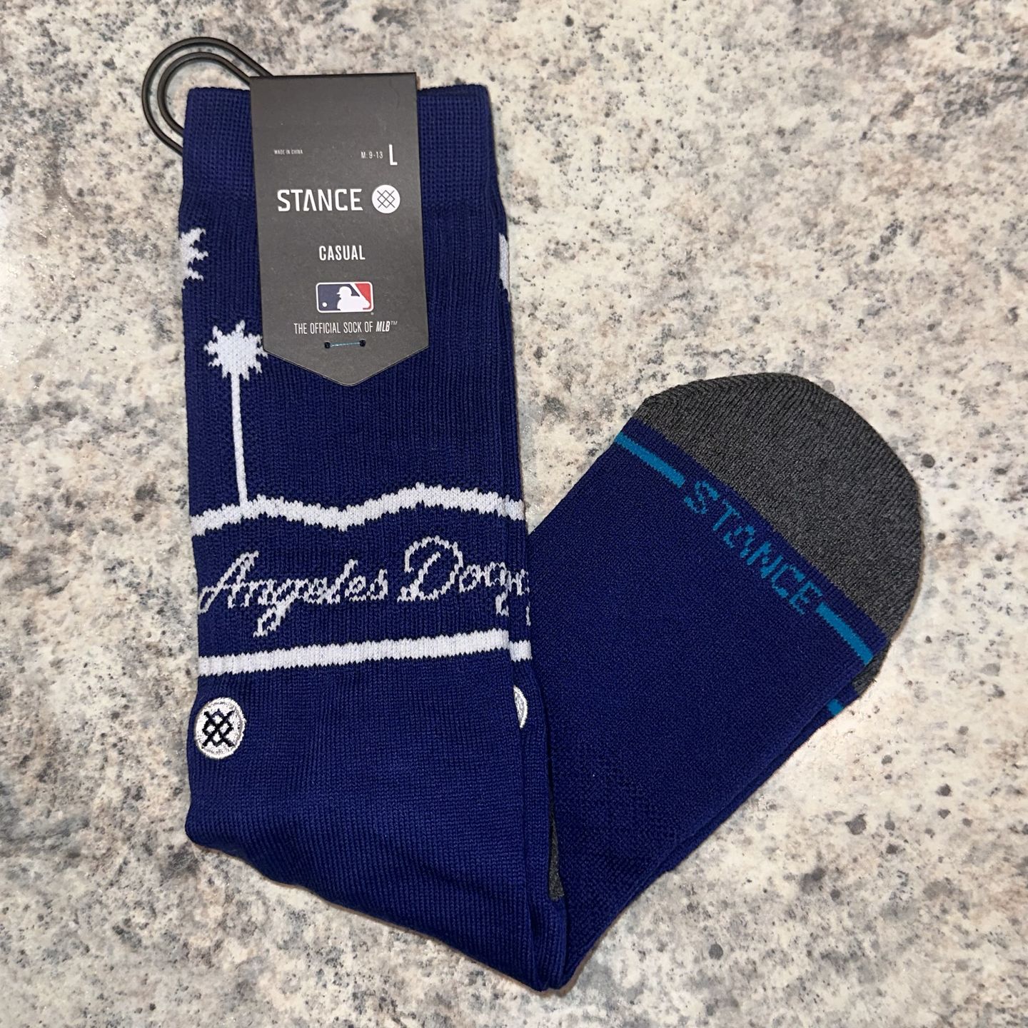 Customer photo review of Los Angeles Dodgers Sisters Crew Socks
