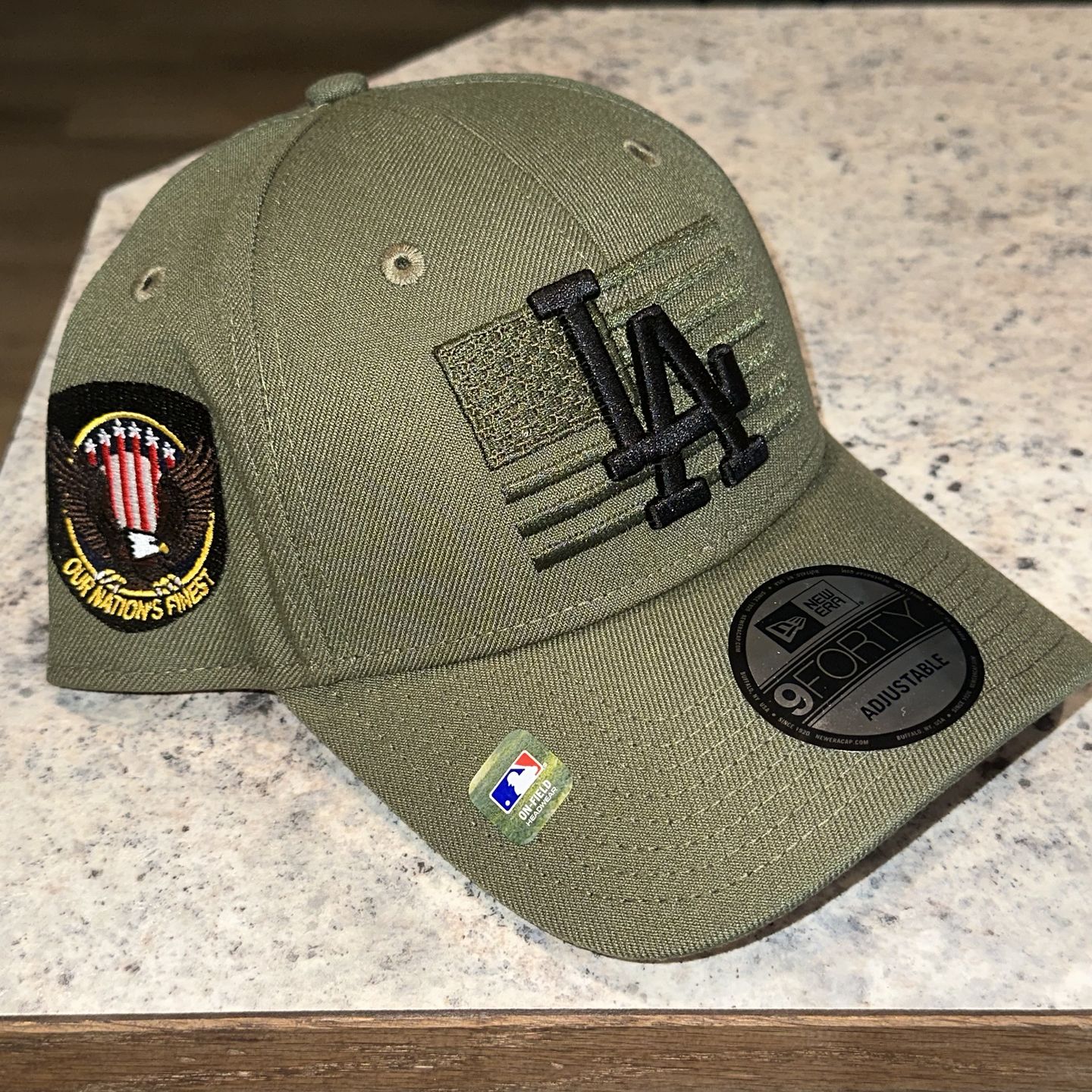 Customer photo review of Los Angeles Dodgers Armed Forces Day 2023 9FORTY Adjustable
