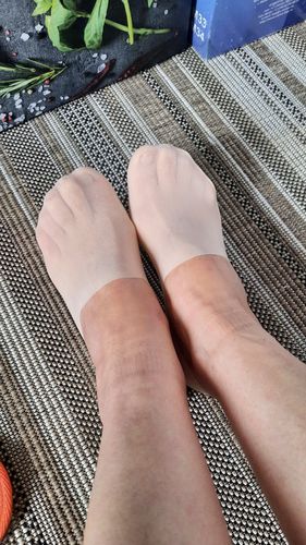 Customer photo review of Happy™ InvisibleSocks - No Show Tynde Sokker