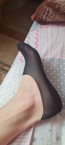 Customer photo review of Happy™ InvisibleSocks - No Show Tynde Sokker