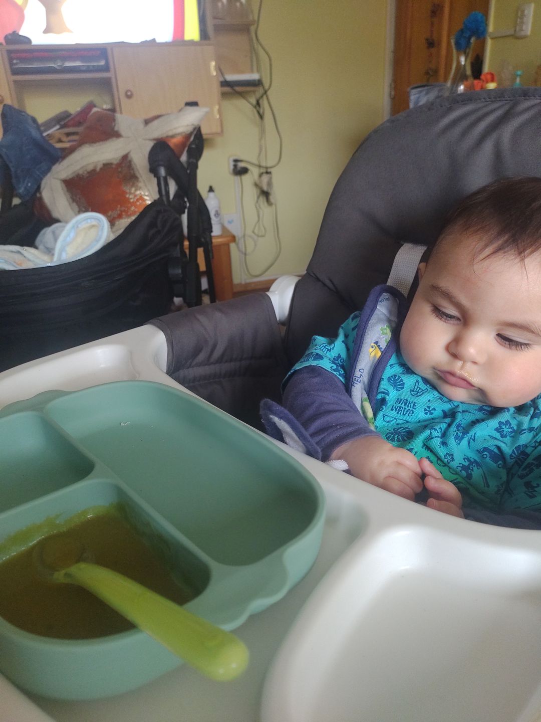 Customer photo review of Plato de silicona para bebé