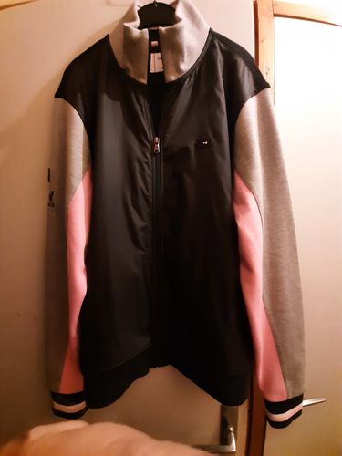 Customer photo review of Sweat color-block zippé à broderie XV de France