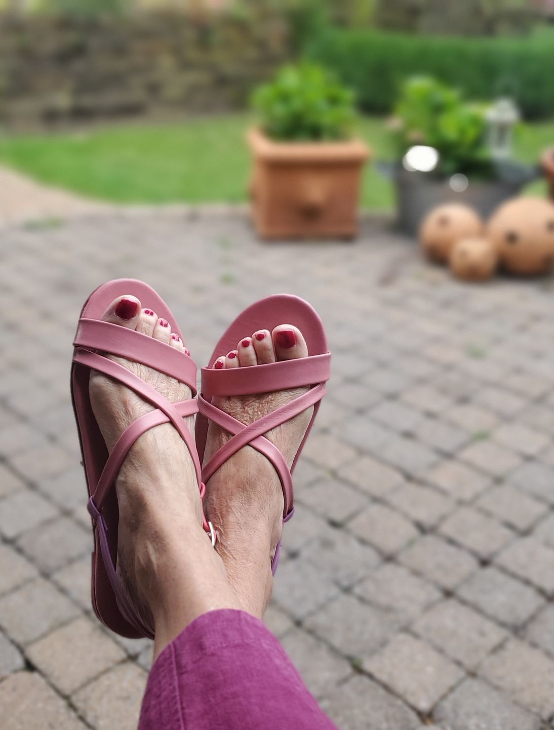 Customer photo review of DIY-Box: The Sandal Collection *Schmale Riemen*