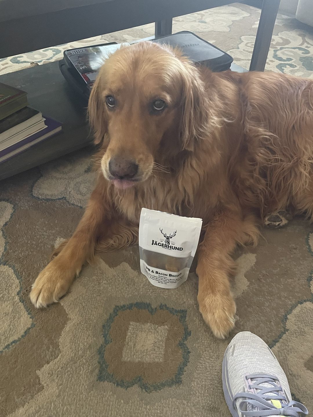Customer photo review of PB & Bacon Biscuits