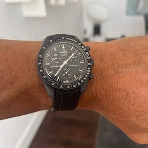 Customer photo review of Bracelet Moonswatch Premium - Noir