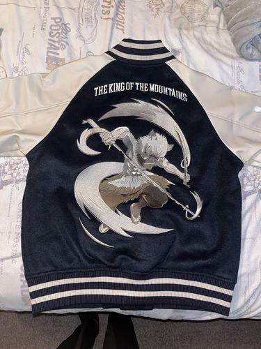 Customer photo review of Demon Slayer Varsity Jacket 2.0
