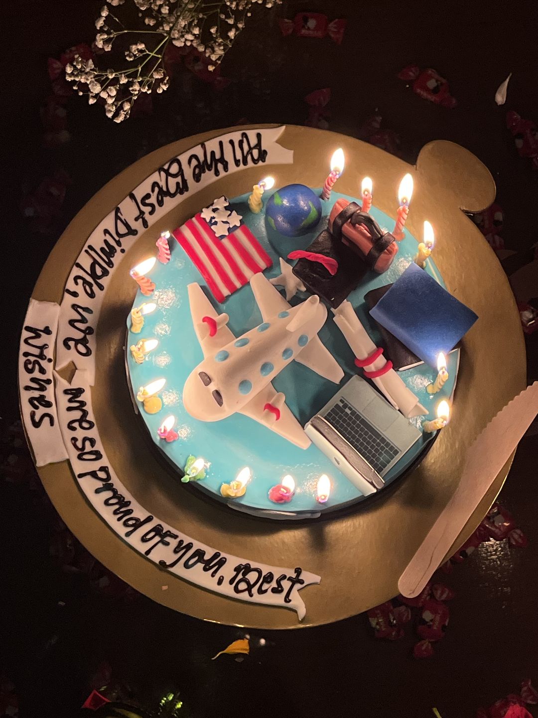 Customer photo review of Farewell USA Cake