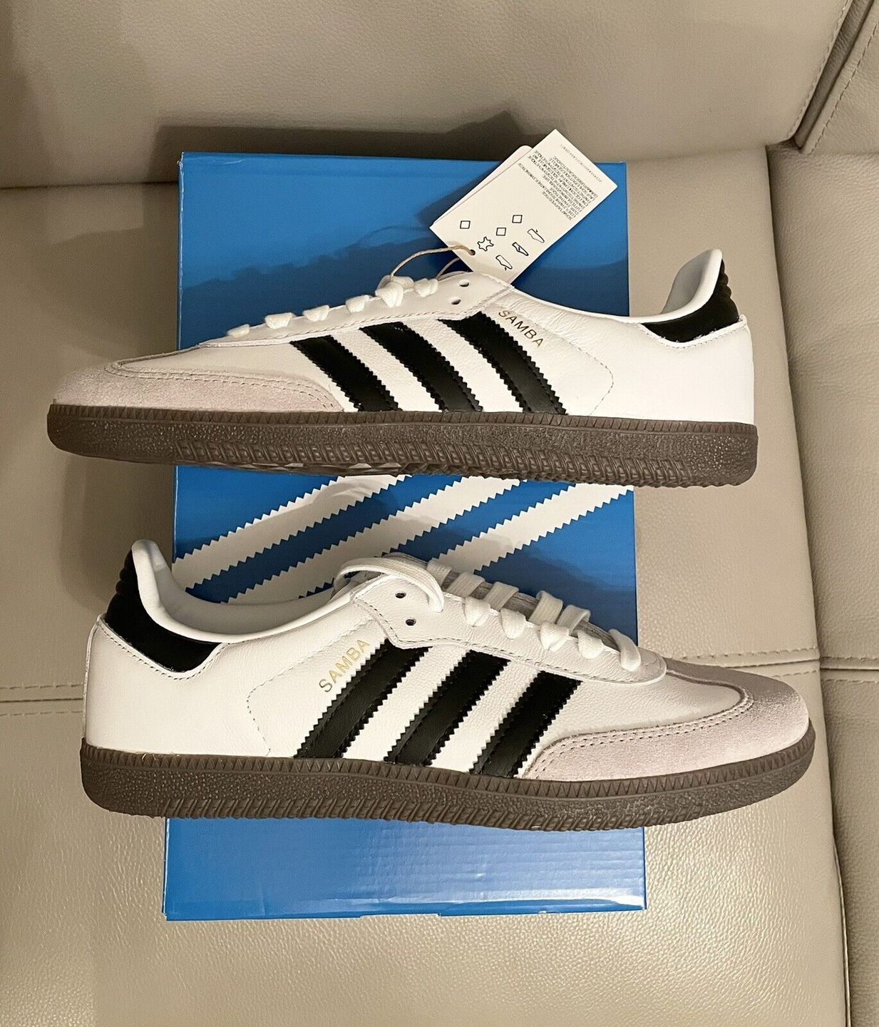Customer photo review of Samba OG Cloud White