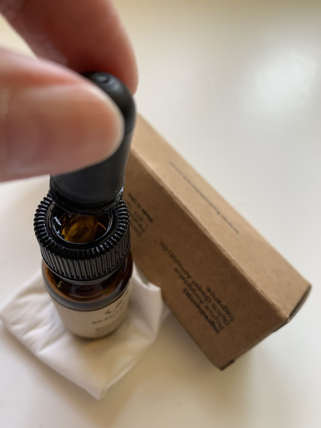 Customer photo review of Blue Sage & Bergamot Perfume Oil