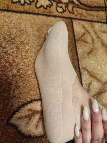 Customer photo review of Happy™ InvisibleSocks - No Show Tynde Sokker