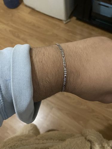 Customer photo review of Figaro Bracelet - Silver