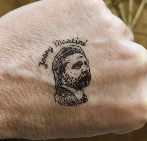 Customer photo review of Self-Inking Face Stamp