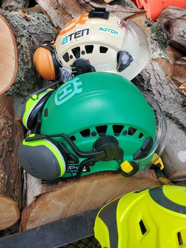 Customer photo review of Petzl Vertex Vent ANSI Clear Visor Kit