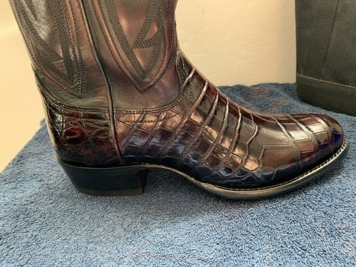 Customer photo review of Scout Reptile & Exotic Leather Cleaner & Conditioner Spray 8oz 03610