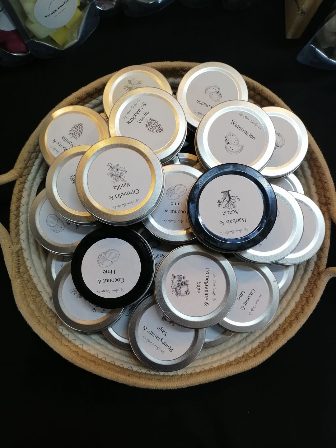 Customer photo review of 90 ml Tin Container with Lid (75 grams) - Silver