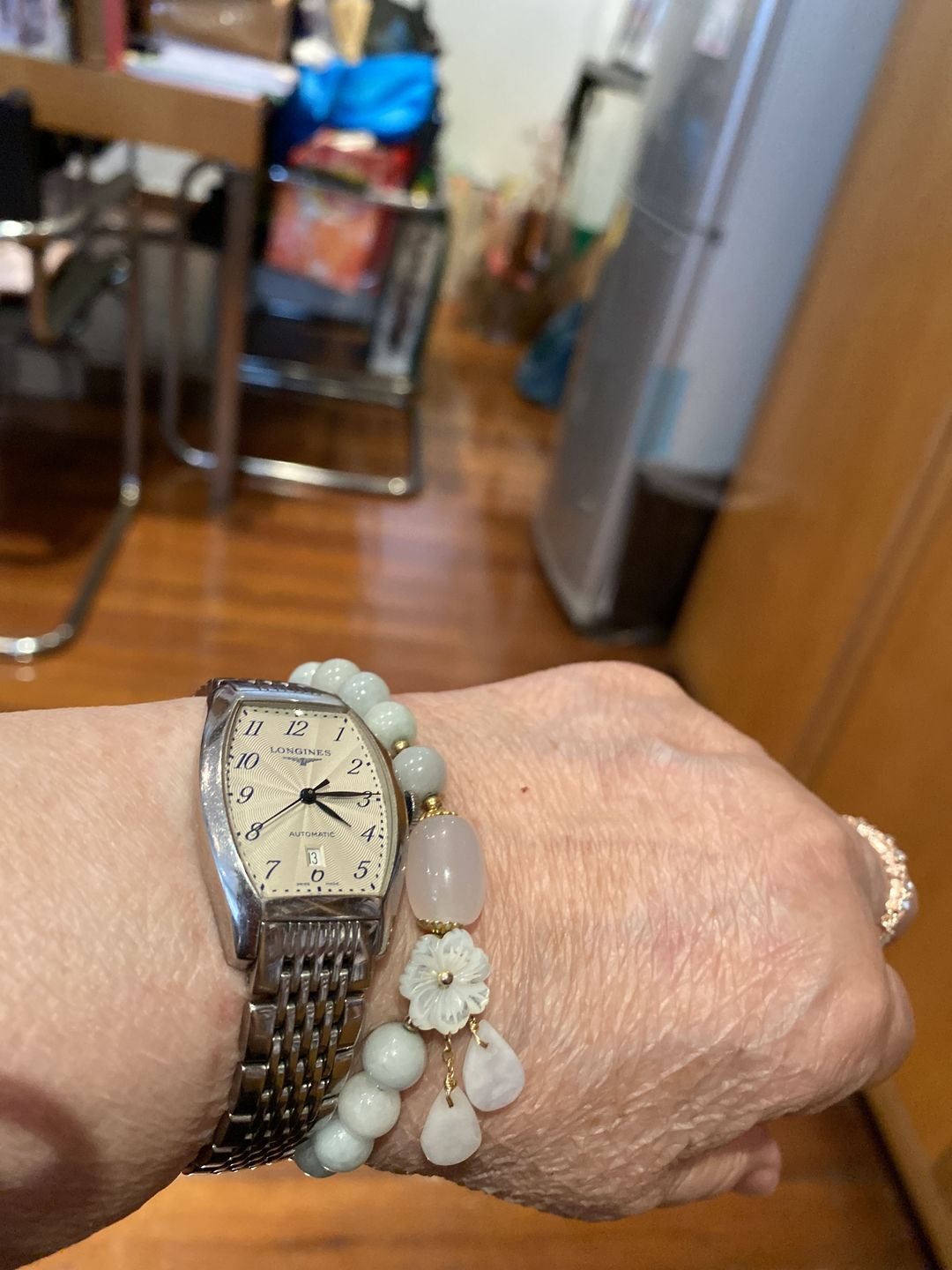 Customer photo review of Elegant Jade Health Bracelet