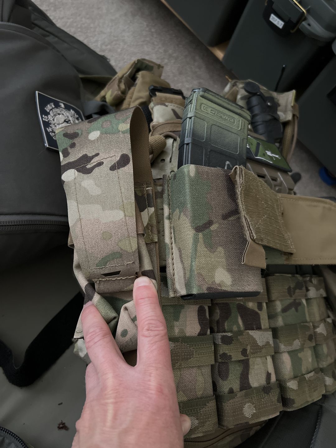 Customer photo review of AR Double Magazine 30 Round Pouch (Closed Top) GRIDLOK