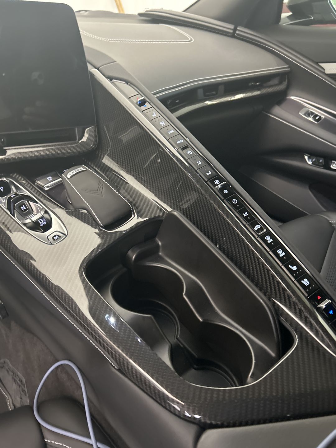Customer photo review of Interior Dash Trim Carbon Fiber Cover Kit | 2020-2023 C8 Corvette