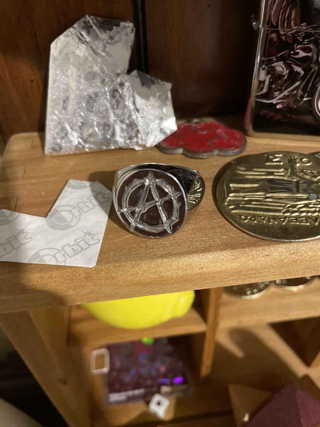 Customer photo review of ANARCHY SIGNET RING