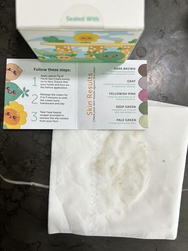 Customer photo review of Facial Spa Cream 🌟Upgraded Formula & Scraper🌟