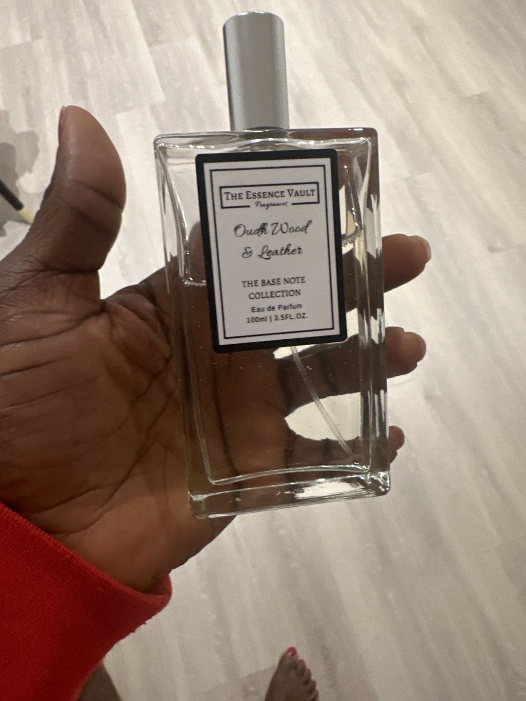 Customer photo review of Oudh Wood & Leather Eau De Parfum