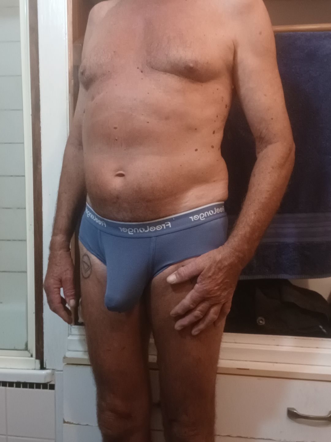Customer photo review of Men's Dual Pouch Underwear Separate Pouch Modal Trunks