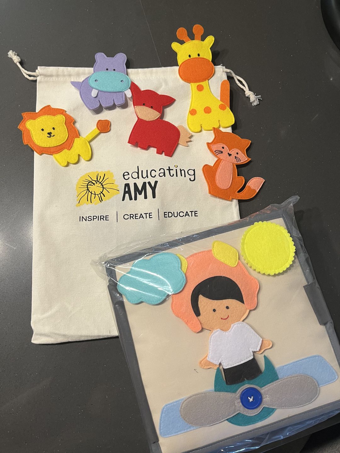 Customer photo review of Little Mechanic Creative Play Quiet Book