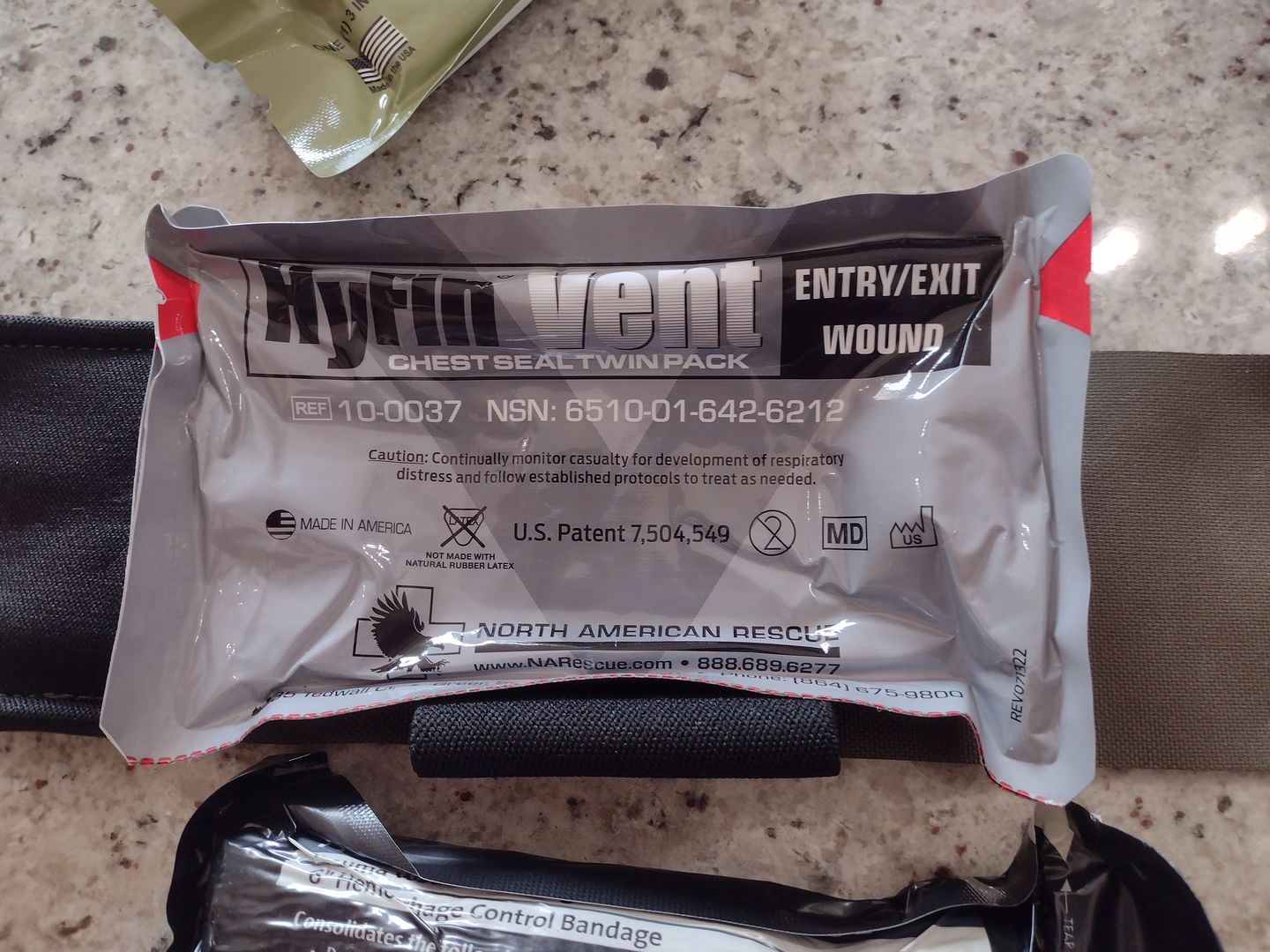 Customer photo review of HyFin Chest Seal Twin Pack - Vented