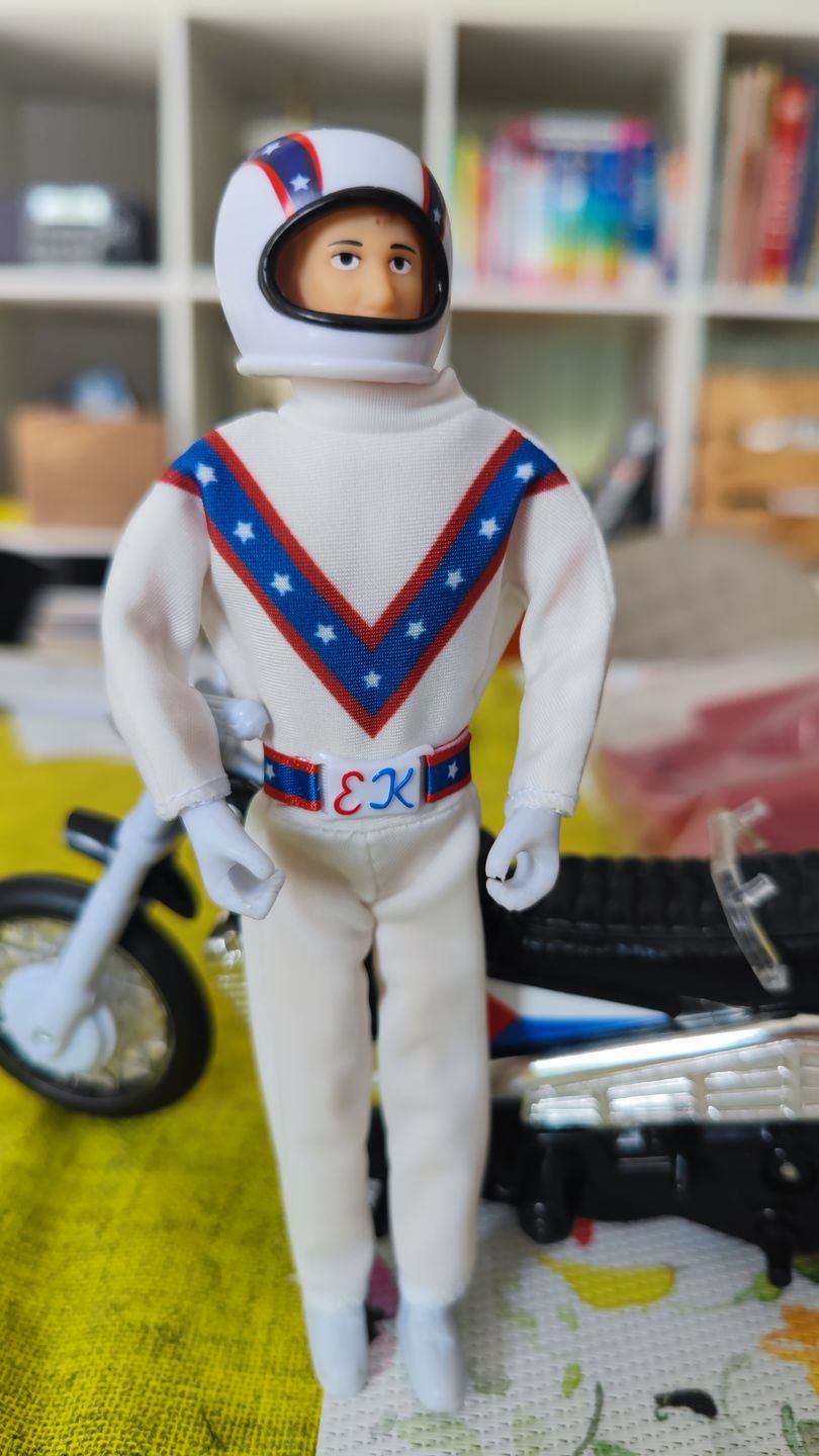 Customer photo review of Evel Knievel Stunt Cycle - Trailbike Edition / Black