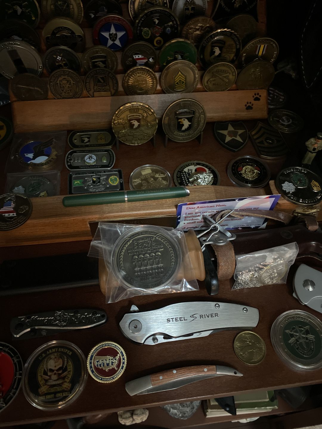 Customer photo review of Vietnam Veteran Coin