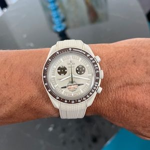 Customer photo review of Bracelet Moonswatch Premium - Beige