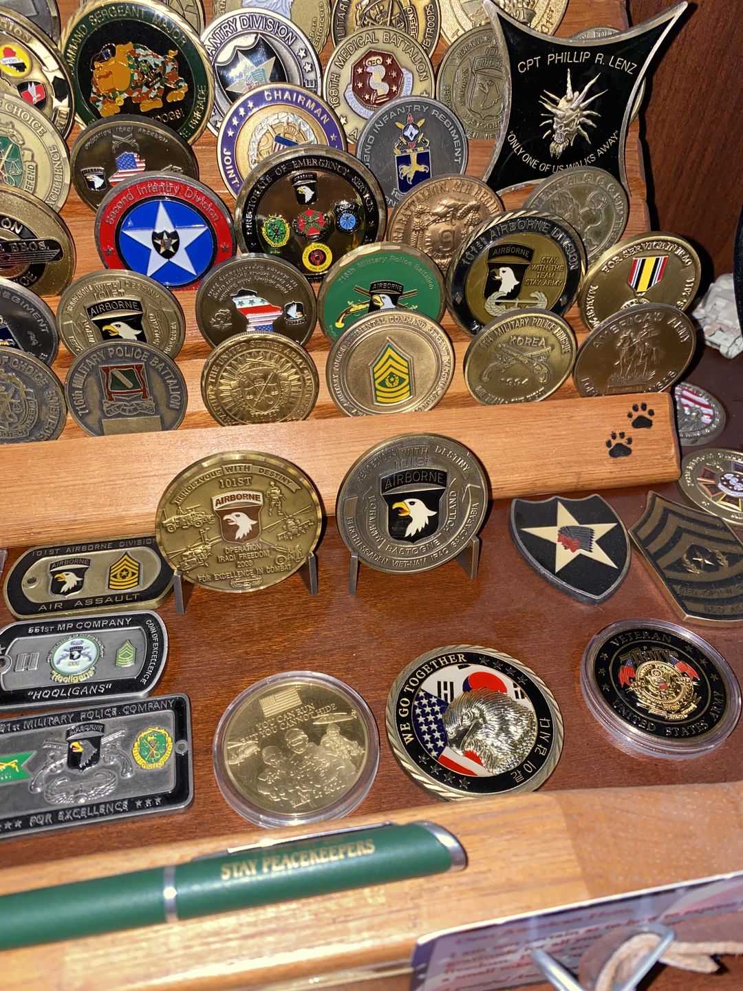 Customer photo review of Fallen Yet Not Forgotten Coin Stand