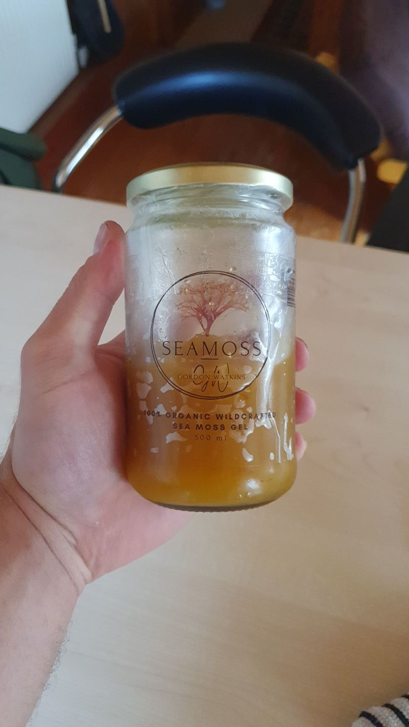 Customer photo review of Infusions Sea Moss Gel - Ginger Turmeric, Honey