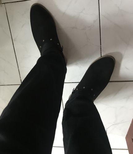 Reseña con foto de un cliente sobre Zapatos Susana