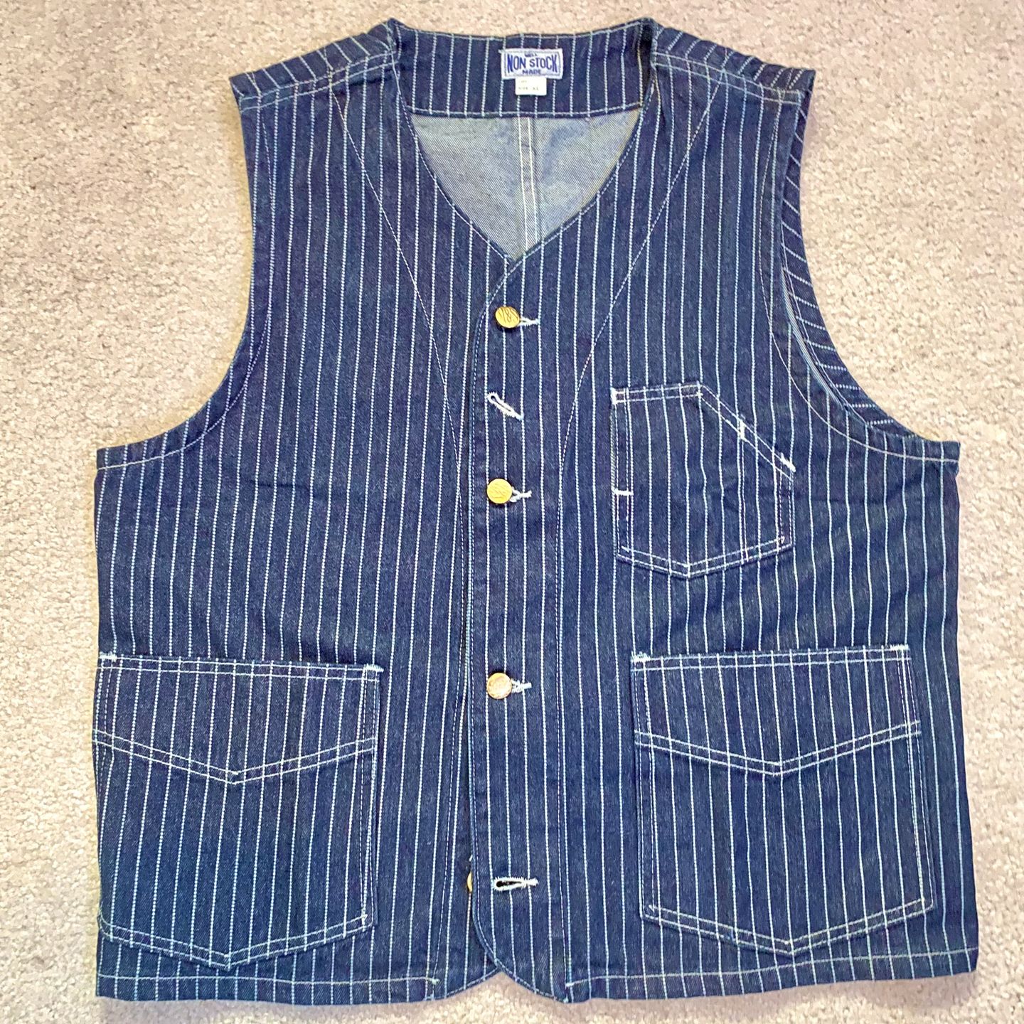 Customer photo review of 1930s Wabash Railway Work Vest