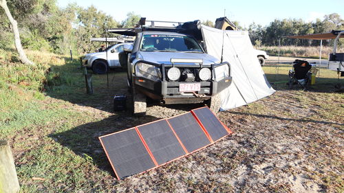 Customer photo review of 200W Solar Blanket Kit with Raptor Skin