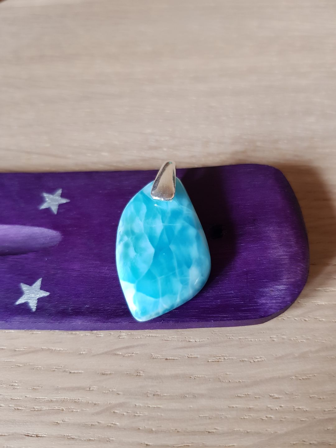 Customer photo review of Larimar pendentif
